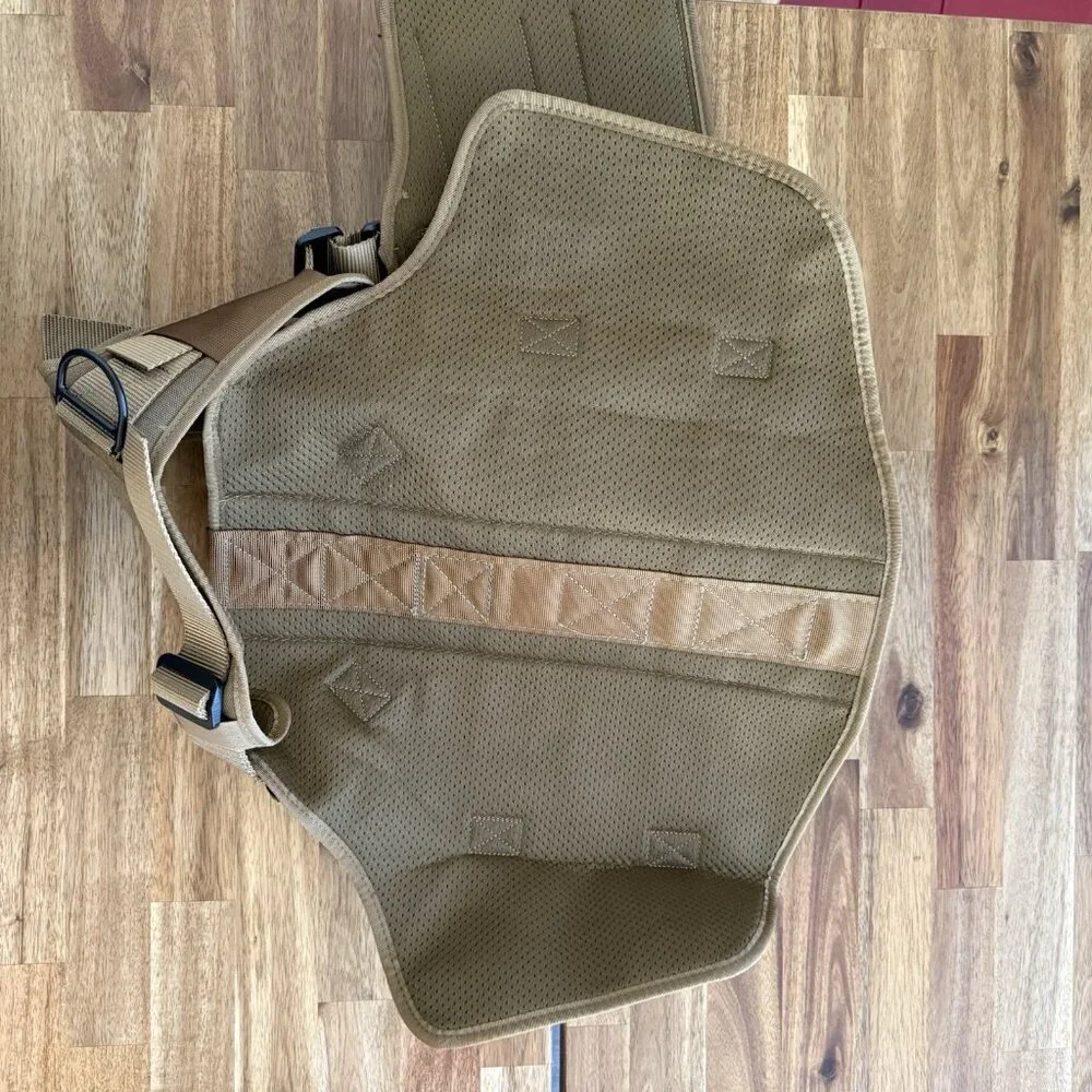 ICEFANG Tactical Dog Operation Harness Buckle,Dog Molle Vest Handle Size XL NWOT